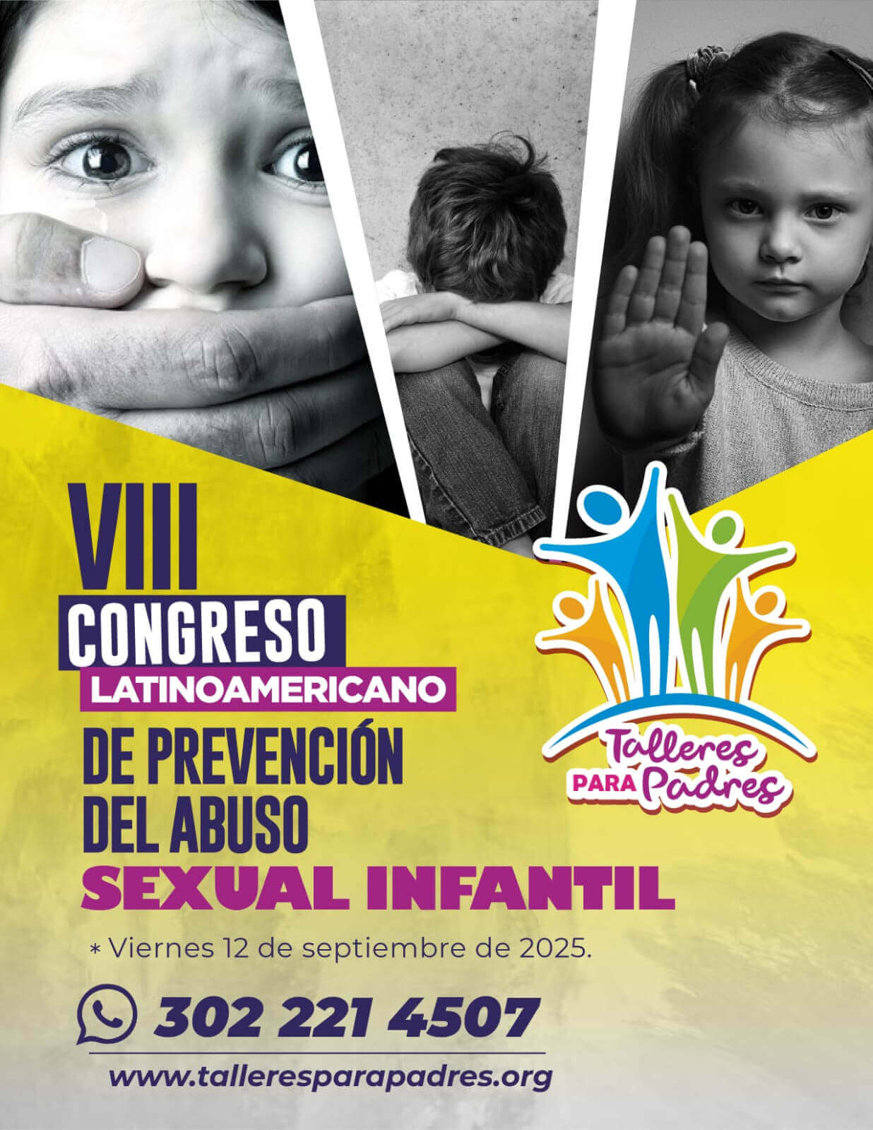 Talleres para Padres Invitacion Virtual VIII CONGRESO LATINOAMERICANO PREVENCIÓN DEL ABUSO SEXUAL INFANTIL COLOMBIA